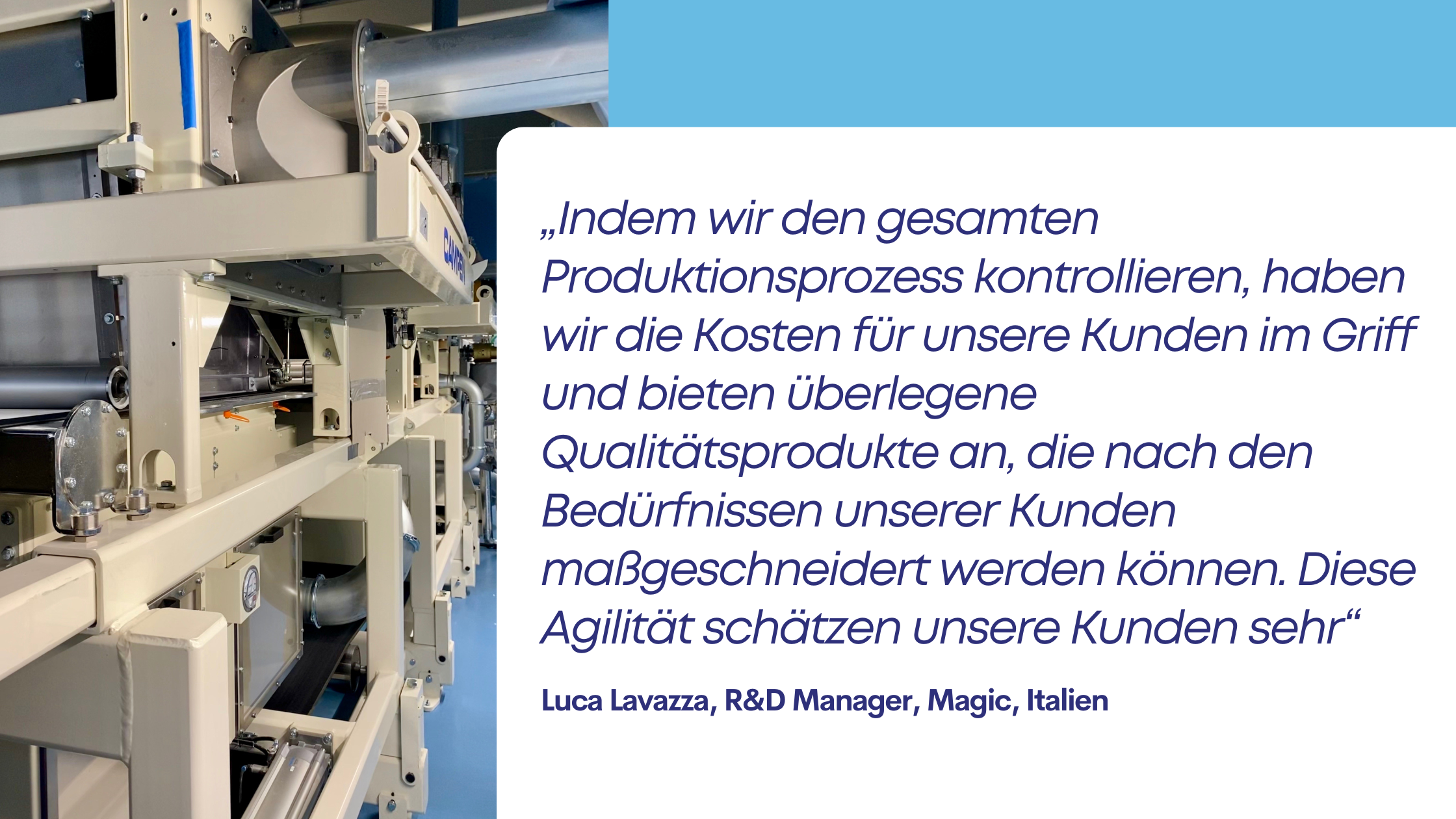 Kontrollieren Sie den gesamten Airlaid-Produktionsprozess durch die In-Haus-Produktion von Airlaid.